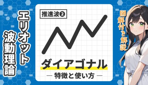 【図解】エリオット波動の推進波ダイアゴナルとは？特徴をわかりやすく解説！